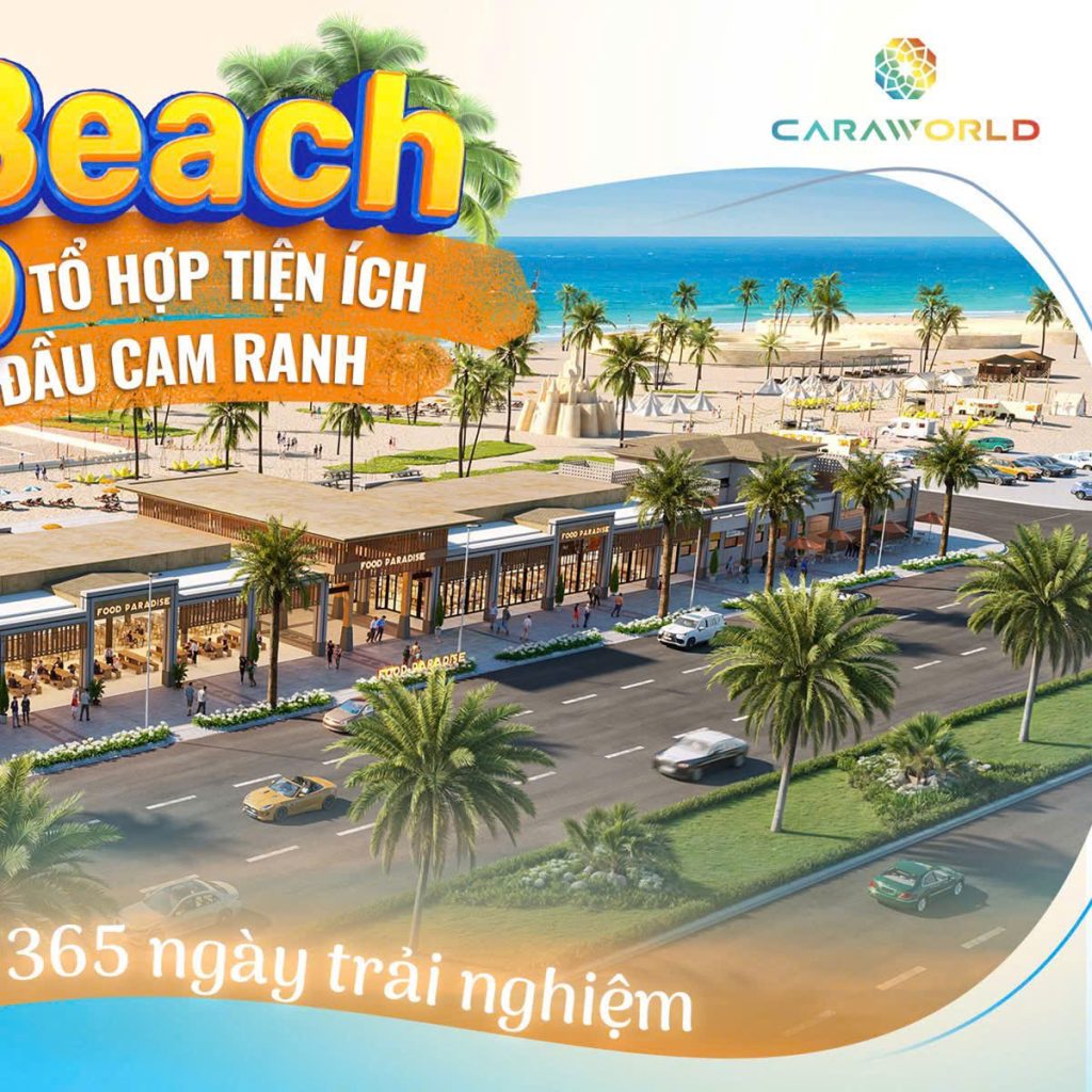 CaraBeach Club – tổ hợp nghỉ dưỡng, ẩm thực, giải trí hàng đầu Cam Ranh-Hoàng Realtor-hoangrealtor.com