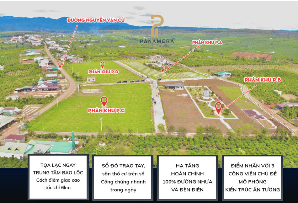 vị trí panamera bảo lộc-vị trí đất nền panamera bảo lộc-Hoangrealtor.com-Hoàng Realtor
